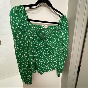 H&M Sweetheart Neckline Top